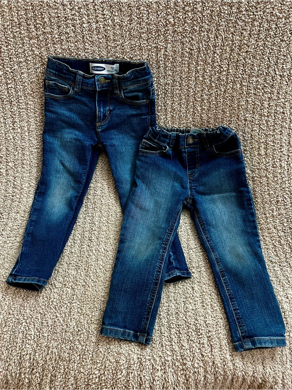 Old Navy Garanimals Kids Dark Blue Denim Jeans - Stretch 3T set bundle lot